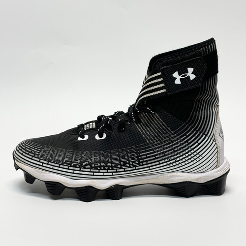 Vist Large View of Product Image Which is Used Under Armour UAF Jr FB Cleats Black Junior 06