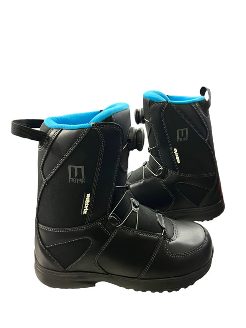 New M8TRIX Boots BLK/GN sz 13 11820-ERK880-BK-013