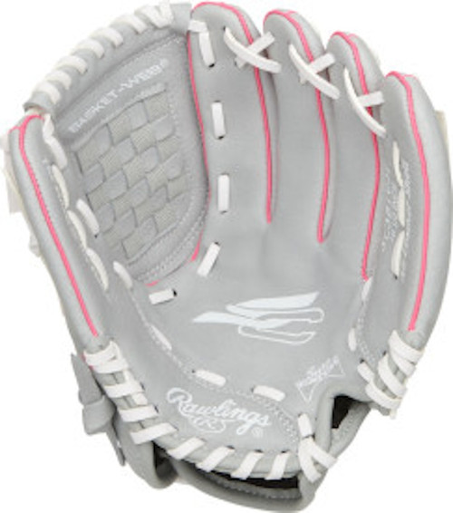 Vist Large View of Product Image Which is New RAWLINGS 10 1/2" SURE CATCH FASTPITCH GLOVE #SCSB105P