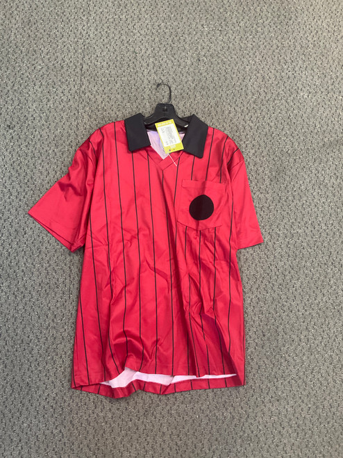 Vist Large View of Product Image Which is Used OFFICIAL SPORTS REF SHIRT Soccer Top Adt Red MD