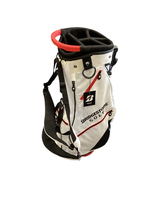 Used Bridgestone TOUR B BAG Mens Stand Bag White 11884-S000037358