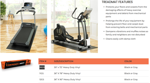 Vist Large View of Product Image Which is New SUPER TREADMAT 3' X 7.5'