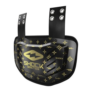 Vist Large View of Product Image Which is New Back Plate Black/Gold Lux- Adult