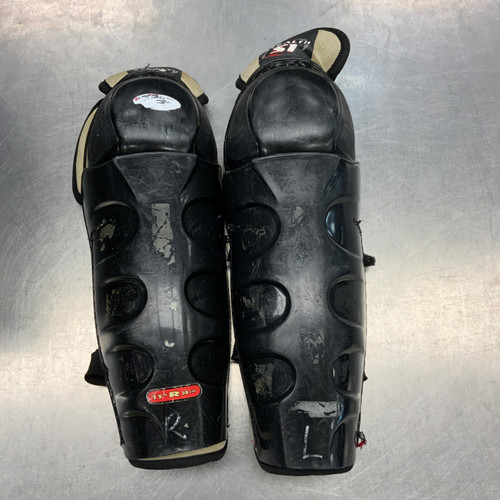 Used Easton STEALTH S1 Junior Shin Guards Black 11" 11762-S000054296
