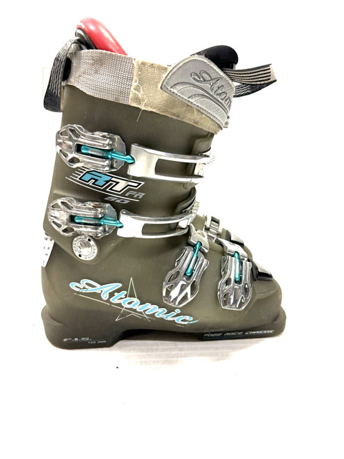 Used Atomic RT FR 80 Womens DH Ski Boot Grey 235 MP - J05.5 - W06.5 11860-S000280140