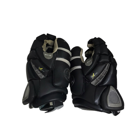 Used Maverik ROME RX3 GOALIE GLOVE Lacrosse Gloves Mens Black 12" 11813-S000315510