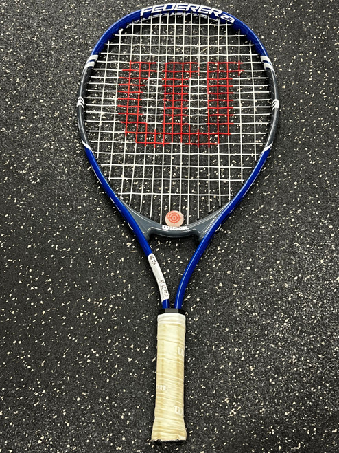 Used Wilson FEDERER 23 Junior Tennis Racquet Royal Blue 23" 11726-S000271583