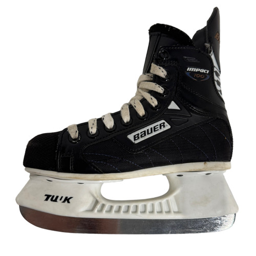 Used Bauer IMPACT 100 Junior Hockey Skate Junior 02 11406-S000101334