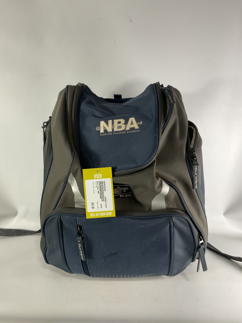 Vist Large View of Product Image Which is Used Rawlings NBA BB/SB Player Backpack Navy Blue