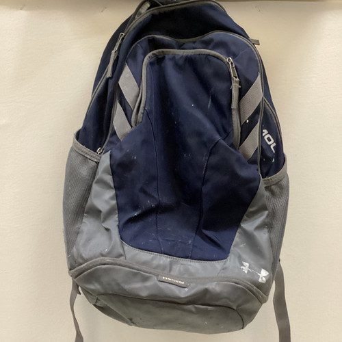 Vist Large View of Product Image Which is Used Under Armour NAVY BLUE UA BB/SB Player Backpack Navy Blue