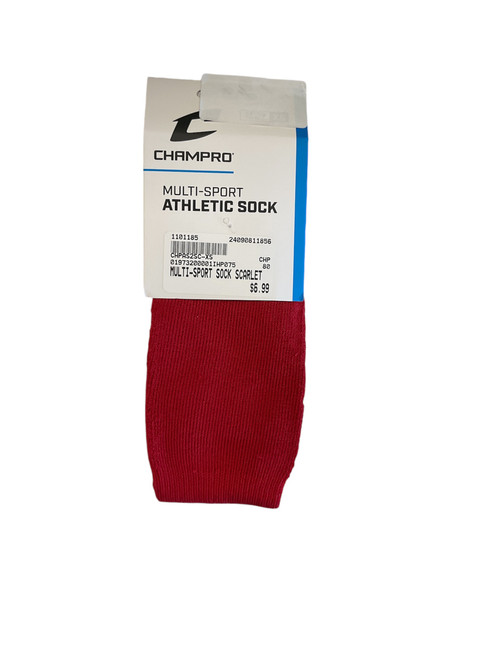 Vist Large View of Product Image Which is New MULTI-SPORT SOCK SCARLET