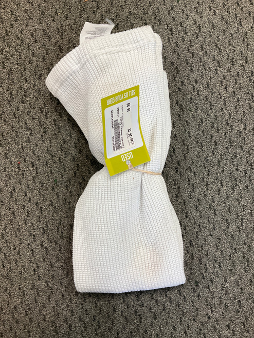 Vist Large View of Product Image Which is Used HOCKEY SOCKS Hockey Sock White 24"