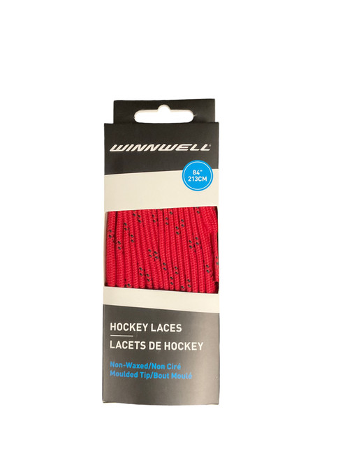 Vist Large View of Product Image Which is New HKY LACES N0 WAX RD/BK 84"