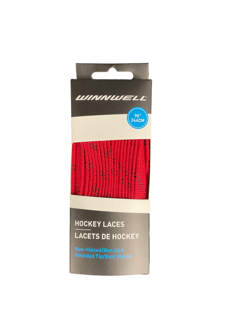 Vist Large View of Product Image Which is New HKY LACES N0 WAX RD/BK 96"