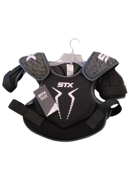 Used STX STALLION 75 Lacrosse Shoulder Pads Black SM 11856-S000011530