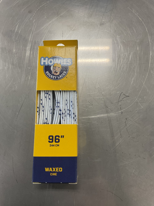 Vist Large View of Product Image Which is New LACES WAX WHITE 96"