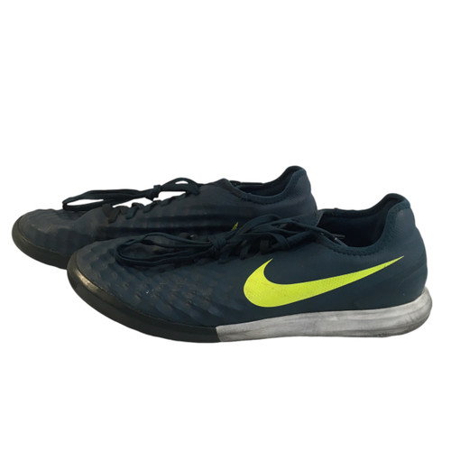 Vist Large View of Product Image Which is Used Nike Soccer Indoor Shoes Teal Senior 9.5