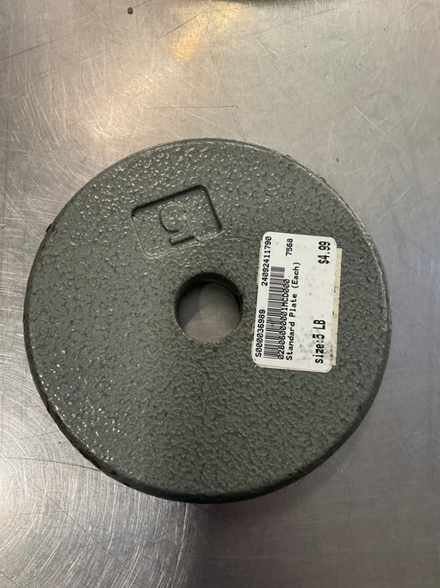 Used Standard Plate (Each) 5 lb 11790-S000036989