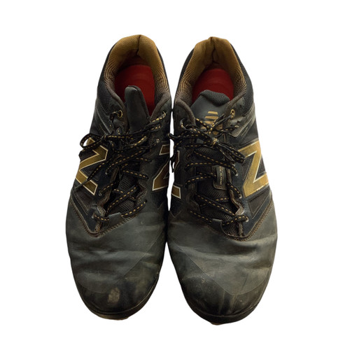 Used New Balance METAL CLEAT BB/SB Cleats Black Senior 16 11479-S000377660