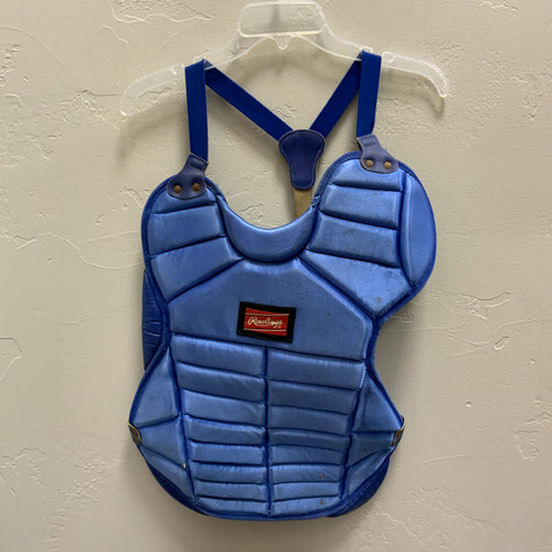 Vist Large View of Product Image Which is Used Rawlings RCP Catchers Chest Protector Royal Blue Adult