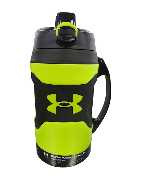New UA 64oz Playmaker Jug Ylw 11849-UNDA70020-40050