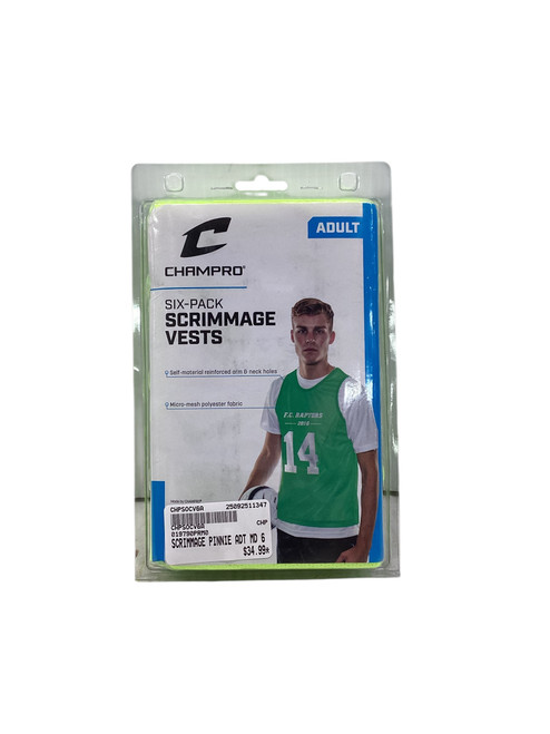 Vist Large View of Product Image Which is New SCRIMMAGE PINNIE ADT MD 6 PACK