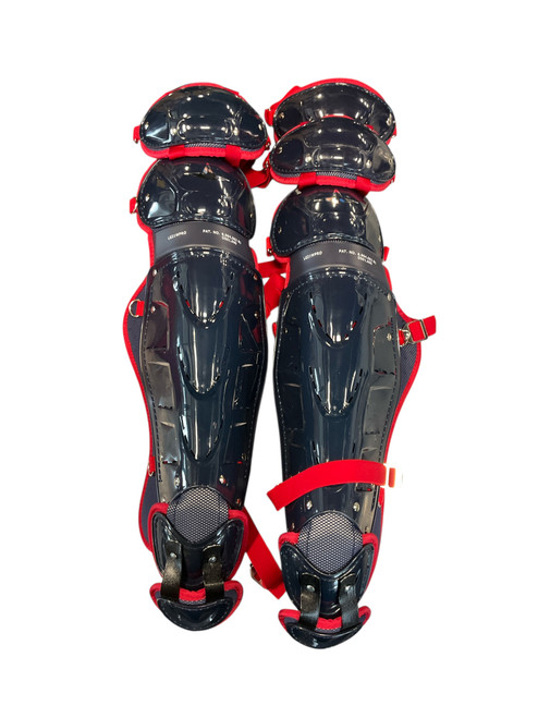 Vist Large View of Product Image Which is Used All-Star LG21W Catchers Leg Guards None Adult