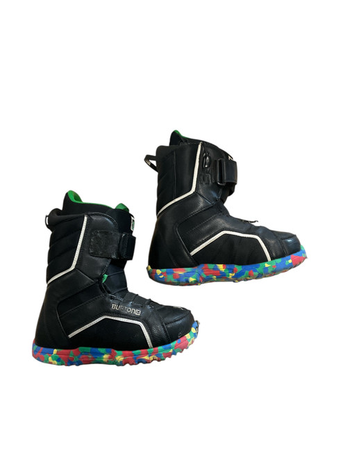 Vist Large View of Product Image Which is Used Burton ZIPLINE Boys Snowboard Boots Black Junior 06 11512-S000185123