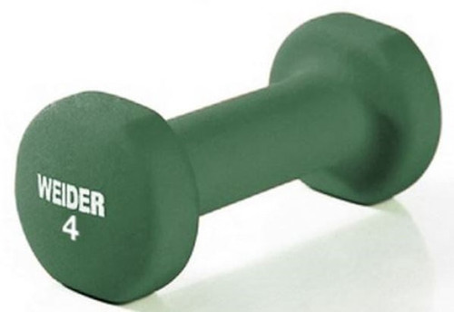 Vist Large View of Product Image Which is New Weider NEOPRENE DUMBBELL Hex Dumbbell (Each) 4 lb