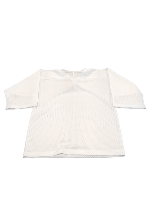 Vist Large View of Product Image Which is Used Hockey Practice Jersey White LG