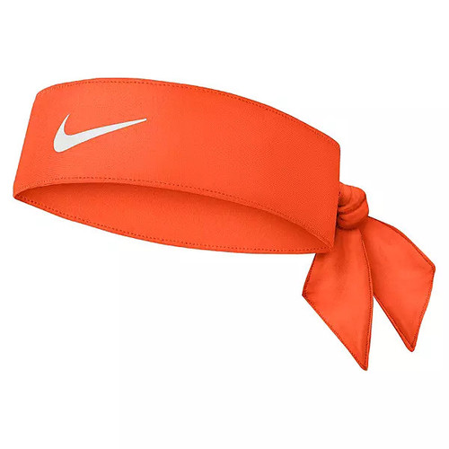 New NIKE DRI-FIT HEAD TIE ORANGE/WHITE 11147-NIKN1002146807OR