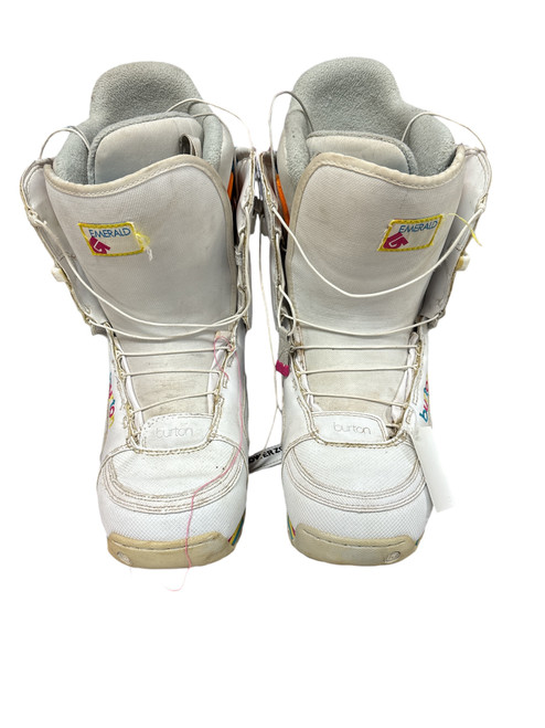 Vist Large View of Product Image Which is Used Burton EMERALD Womens Snowboard Boots White Senior 8 11732-S000345736