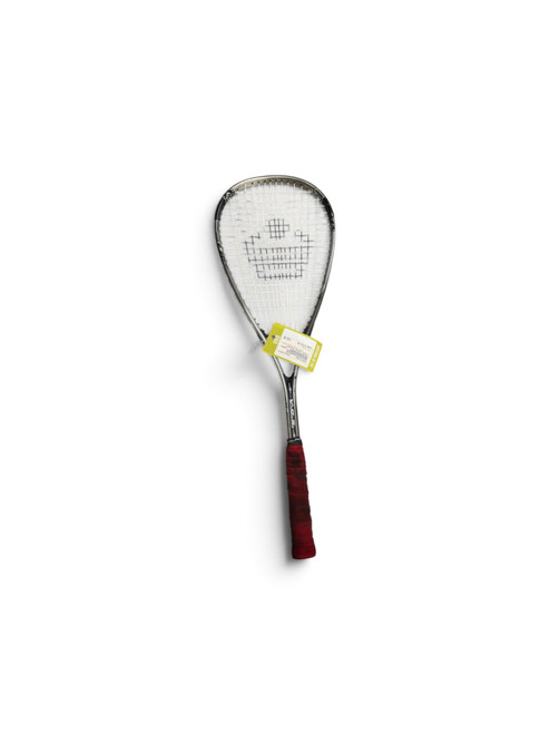 Vist Large View of Product Image Which is Used LINING SQUASH RACQUET Adult Squash Racquet Black 4 5/8"