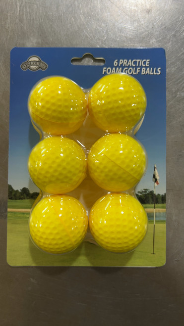Vist Large View of Product Image Which is New Foam Golf Ball 6 Pack