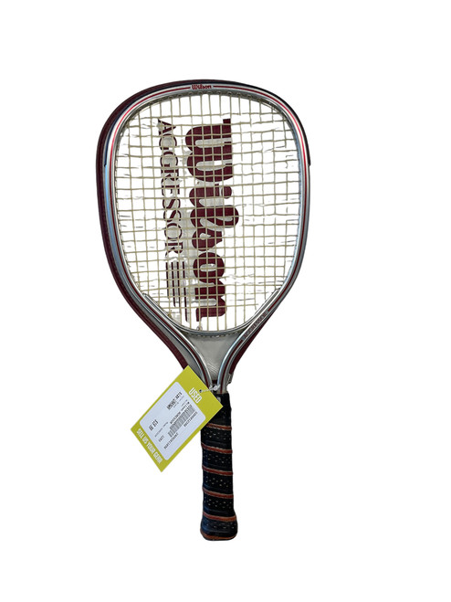 Used Wilson AGRESSOR Adult Racquetball Racquet Black Unknown 11856-S000012398