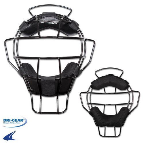 Vist Large View of Product Image Which is New CHAMPRO ADULT UMPIRE MASK-LIGHTWEIGHT  CM72