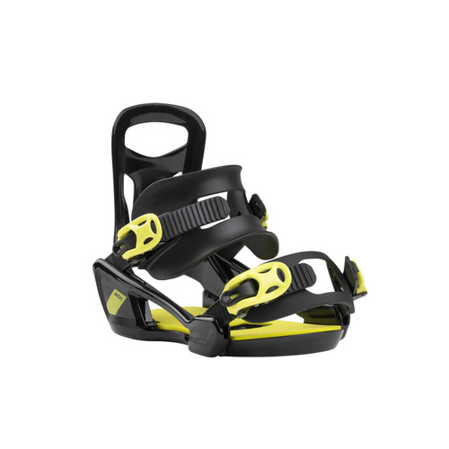 Vist Large View of Product Image Which is Nidecker Magic Youth Snowboard Binding Black Medium #7630414096782