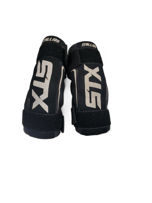 Used STX STALLION 50 Lacrosse Arm Pads/Guards Black SM 11863-S000017570