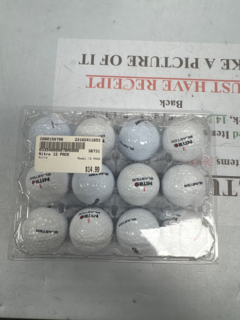 Vist Large View of Product Image Which is Used Nitro 12 PACK 12 Pack - Golf Balls 11653-C000158786