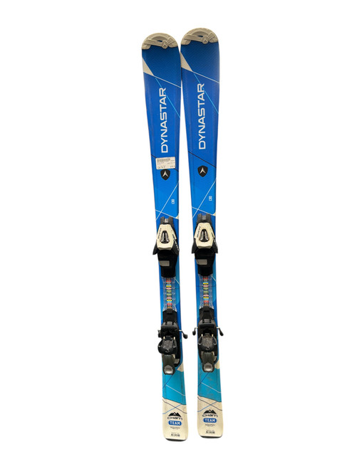 Vist Large View of Product Image Which is Used Dynastar CHAM TEAM Boys DH Ski/Binding Royal Blue 130 cm