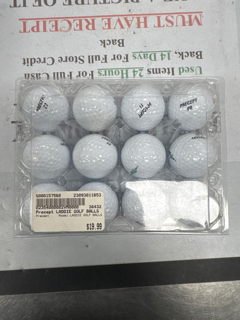 Vist Large View of Product Image Which is Used Precept LADDIE GOLF BALLS 12 Pack - Golf Balls 11653-S000157560