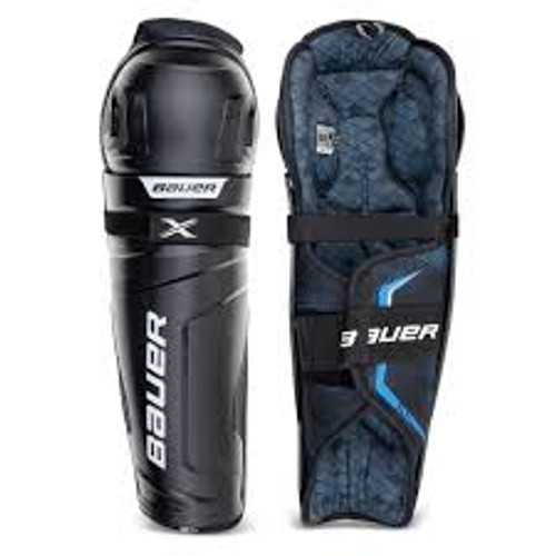 New BAUER X SHINS 13 11774-WMTBA-SG-X-INT-13