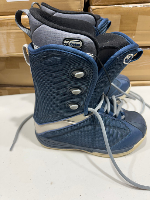 Vist Large View of Product Image Which is Used Ride ORION Womens Snowboard Boots Navy Blue Senior 6 11162-C000384453