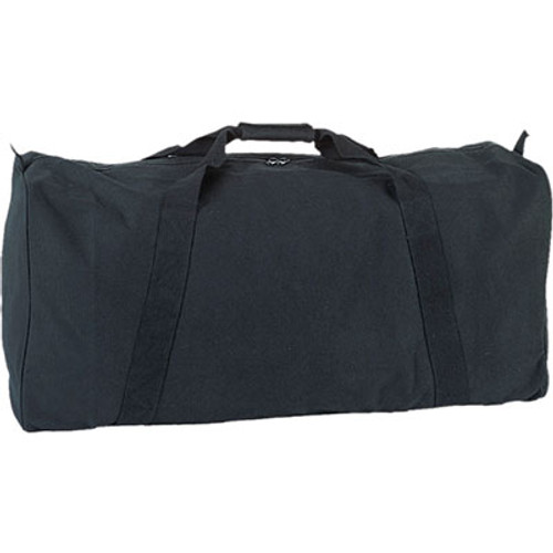 Vist Large View of Product Image Which is Champion Sports Zippered Canvas Duffle Bag Black #CBB3314