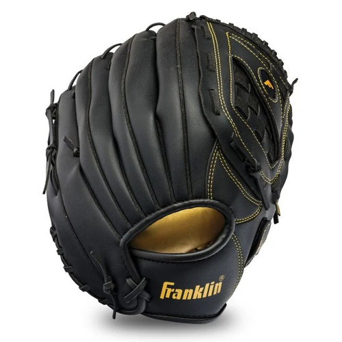 Vist Large View of Product Image Which is Franklin Field Master Glove Black/Gold 14" RHT #22630