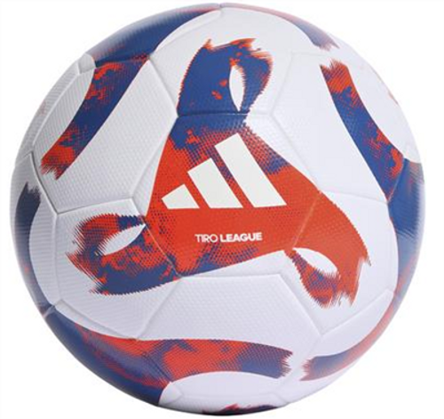 Vist Large View of Product Image Which is Adidas Tiro League TBSE Soccer Ball White/Blue/Red #HT2422