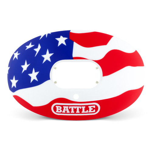 Battle Sports American Flag 2.0 Oxygen Football Mouthguard #8239