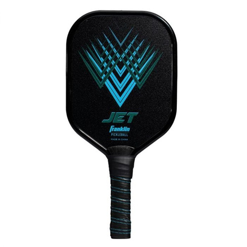 Vist Large View of Product Image Which is Franklin Jet Aluminum Pickleball Paddle Blue #52744