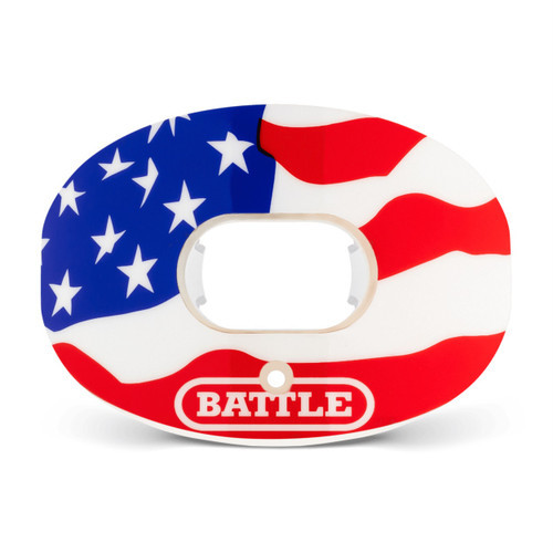 Battle Sports American Flag 2.0 Chrome Oxygen Football Mouthguard #9MG200002