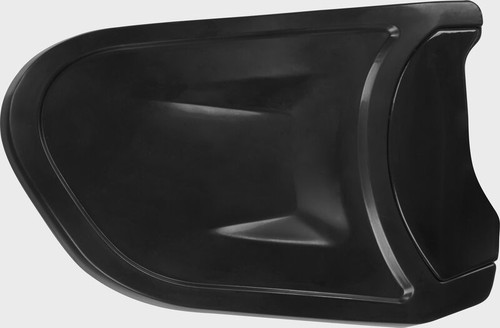 Vist Large View of Product Image Which is Rawlings Batting Helmet Extension for Left-Handed Batter Black #REXTLB0